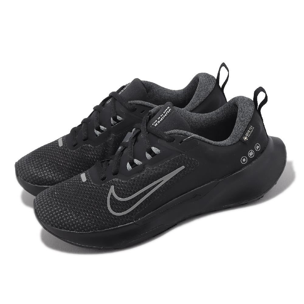 Nike 耐吉 防水野跑鞋 Wmns Juniper Trail 2 GTX 女鞋 黑 灰 戶外 運動鞋 FB2065-001