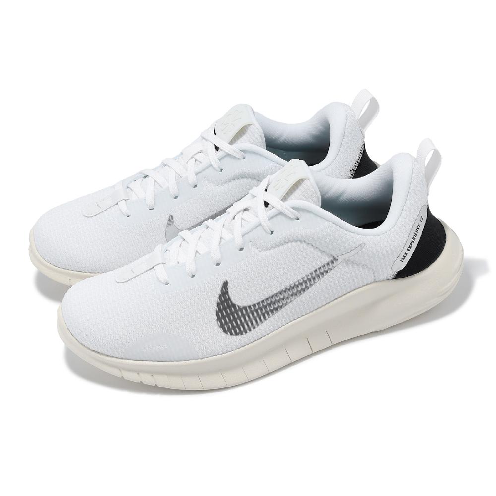 Nike 耐吉 慢跑鞋 Wmns Flex Experience RN 12 女鞋 白 銀 環保材質 緩震 運動鞋 DV0746-101