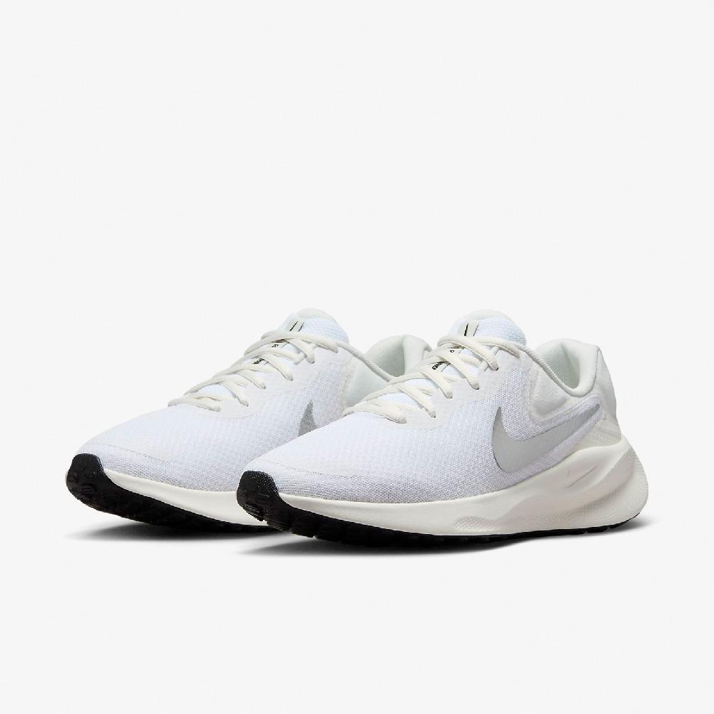 Nike 耐吉 慢跑鞋 Wmns Revolution 7 女鞋 白 銀 緩震 輕量 運動鞋 FB2208-101
