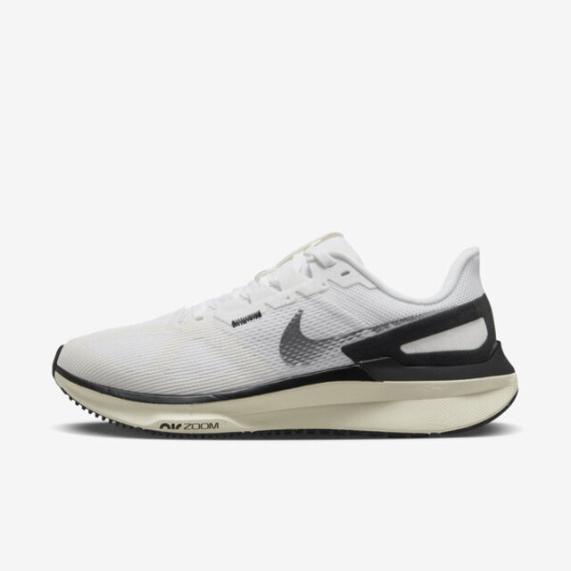 Nike W Air Zoom Structure 25 [DJ7884-104 女 慢跑鞋 路跑 支撐 緩震 白黑銀