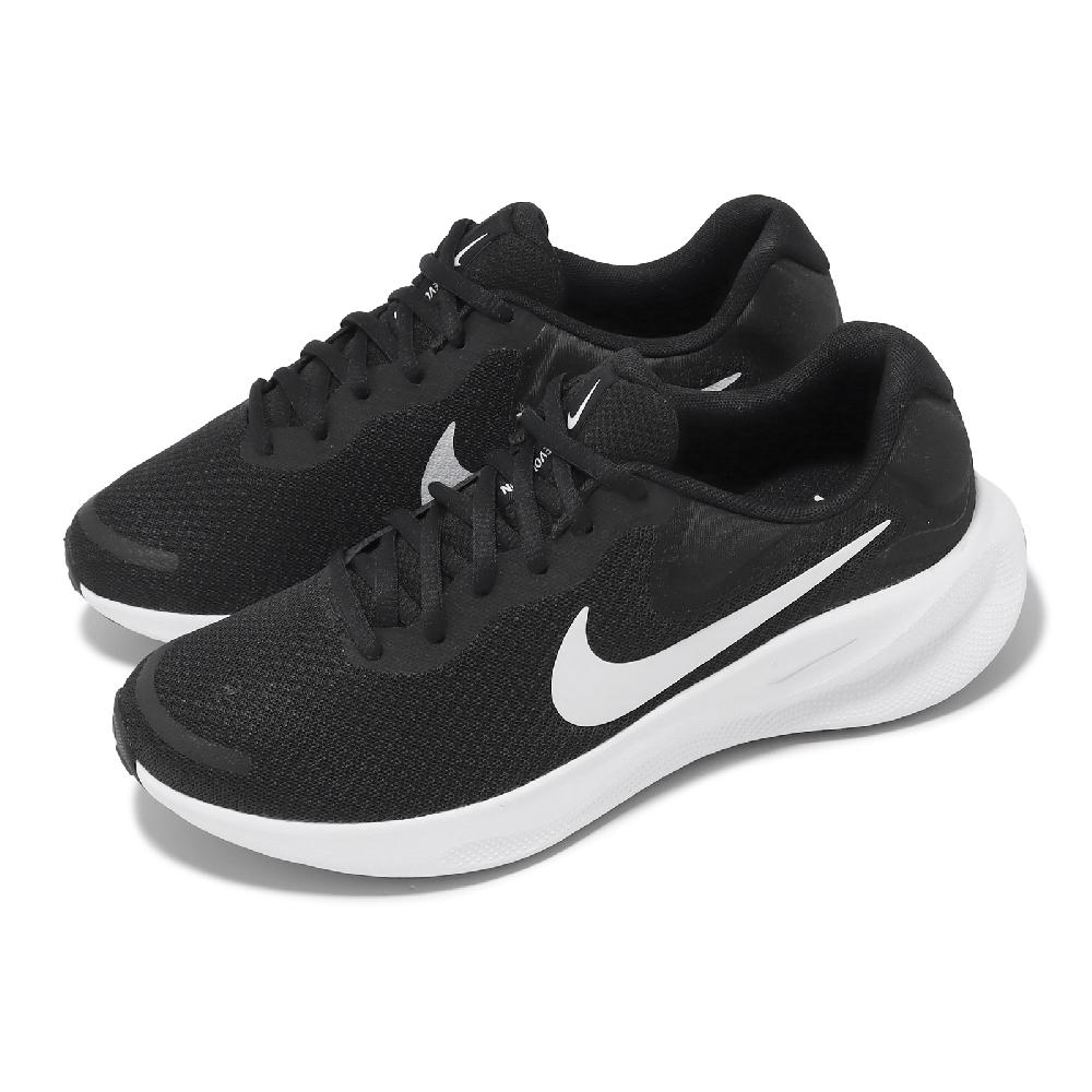 Nike 耐吉 慢跑鞋 Revolution 7 女鞋 黑 白 緩震 透氣 運動鞋 FB2208-003