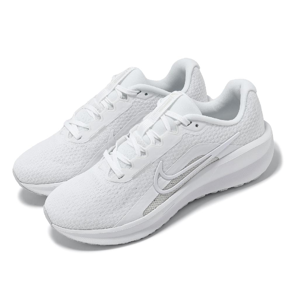 Nike 耐吉 慢跑鞋 Wmns Downshifter 13 女鞋 白 網布 透氣 緩衝 支撐 全白 運動鞋 FD6476-101