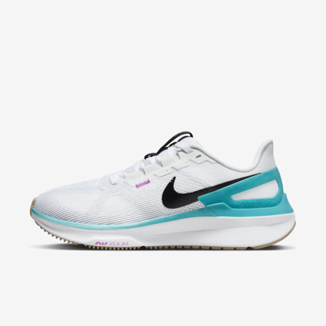 Nike W Air Zoom Structure 25 [DJ7884-103 女 慢跑鞋 路跑 支撐 緩震 白藍綠