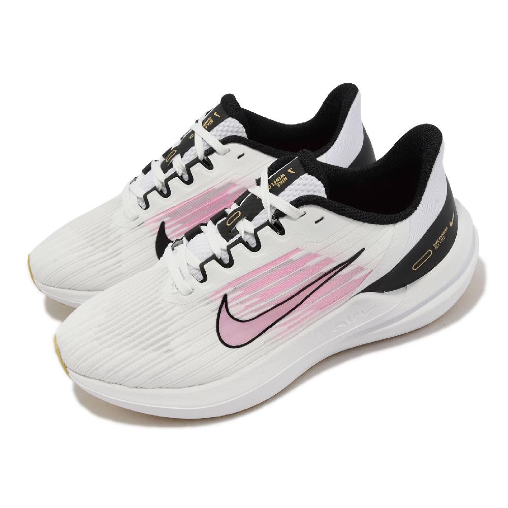 Nike 耐吉 慢跑鞋 Wmns Air Winflo 9 女鞋 白 黑 粉紅 透氣 包覆 回彈 運動鞋 DD8686-104