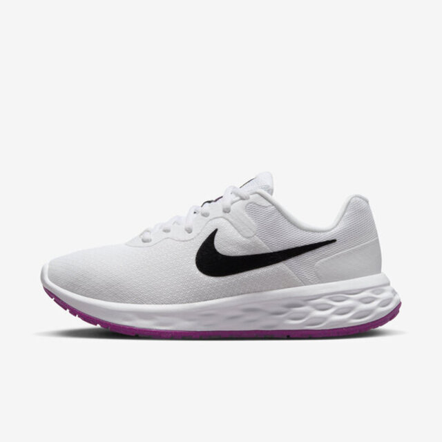 Nike W Revolution 6 NN [DC3729-106 女 慢跑鞋 運動 休閒 緩震 舒適 簡約 白紫