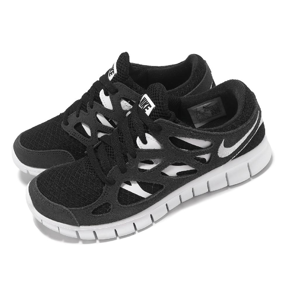 Nike 耐吉 慢跑鞋 Wmns Free Run 2 女鞋 黑 白 赤足 輕量 襪套 運動鞋 DM8915-002