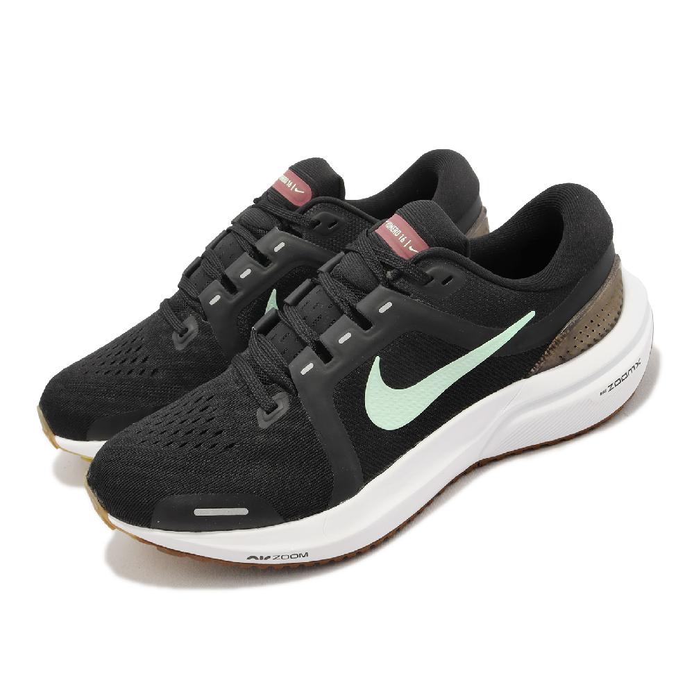 Nike 耐吉 慢跑鞋 Wmns Air Zoom Vomero 16 女鞋 黑色 綠 路跑 長跑 運動鞋 DA7698-009