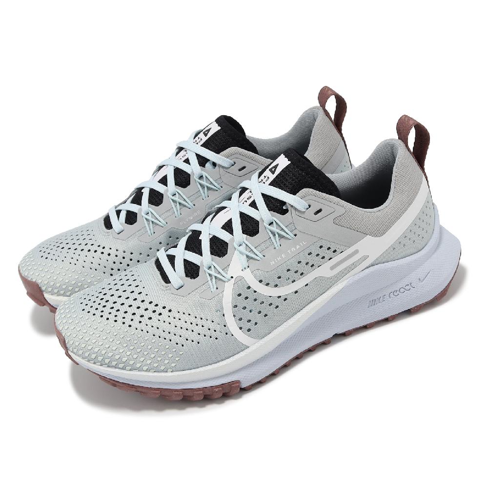 Nike 耐吉 越野跑鞋 Wmns React Pegasus Trail 4 女鞋 灰 紫 緩震 抓地 郊山 健行 DJ6159-005