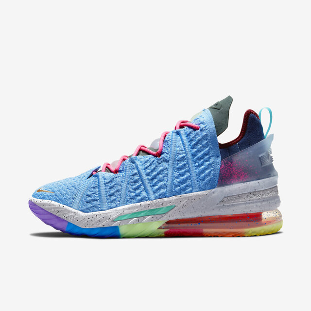 Nike LeBron XVIII [DM2813-400 男 籃球鞋 運動 氣墊 包覆 穩定 緩震 詹皇18代 藍彩