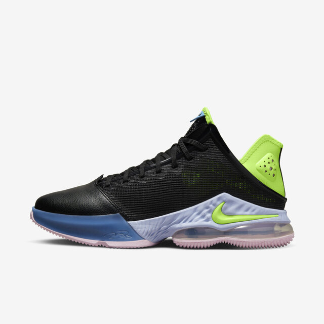 Nike LeBron 19 XIX Low EP [DO9828-001 男 籃球鞋 運動 詹姆斯 球鞋 黑 螢光綠