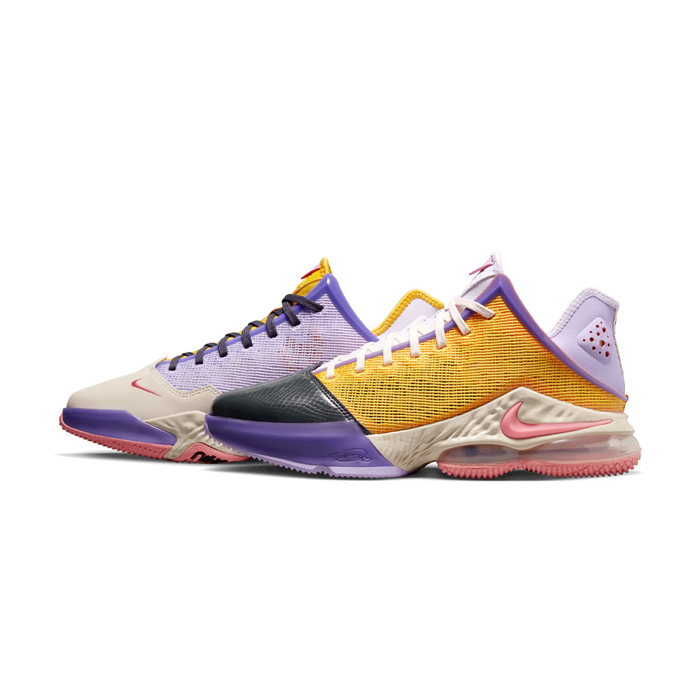 Nike Lebron XIX Low EP 男 紫色 避震 包覆 籃球鞋 DO9828-500