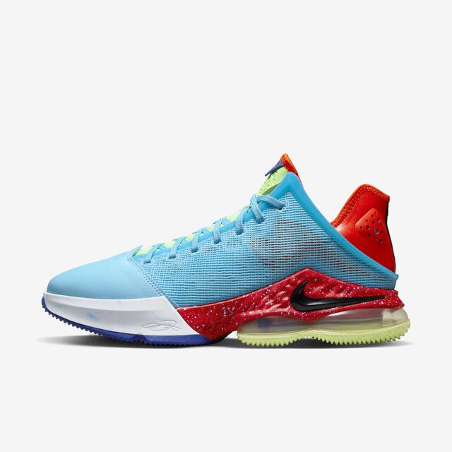 Nike LeBron XIX Low EP [DO9828-400 男 籃球鞋 運動 詹姆斯 球鞋 氣墊 藍 橘紅