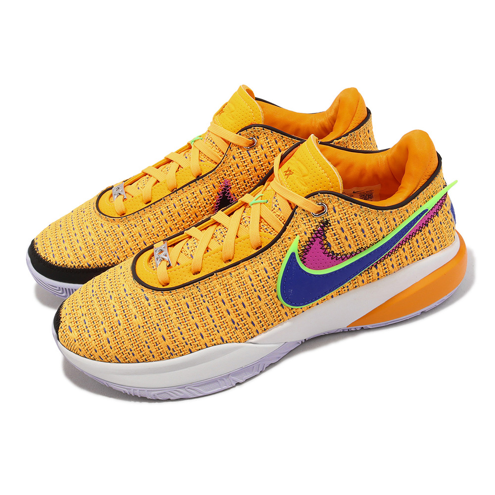Nike 耐吉 籃球鞋 LeBron XX EP Laser Orange 橘金 藍 男鞋 氣墊 LBJ 詹姆斯 DJ5422-801