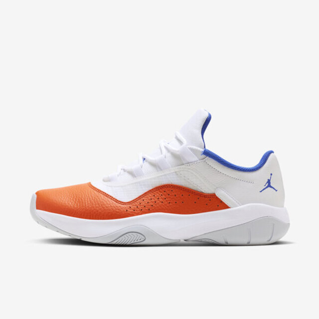 Nike Air Jordan 11 CMFT Low [CW0784-108 男 籃球鞋 紐約尼克 NYK 白橘藍