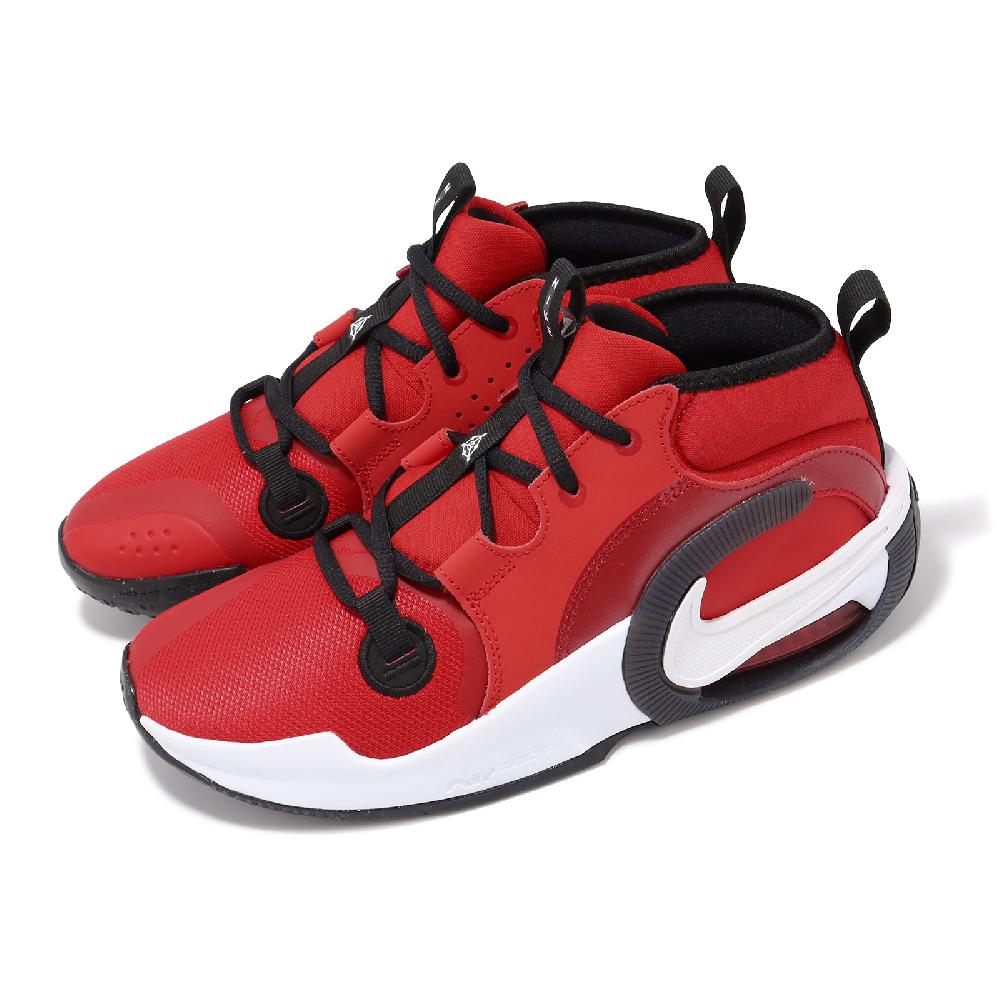 Nike 耐吉 籃球鞋 Air Zoom Crossover 2 GS 大童 女鞋 紅 黑 皮革 氣墊 運動鞋 FB2689-601