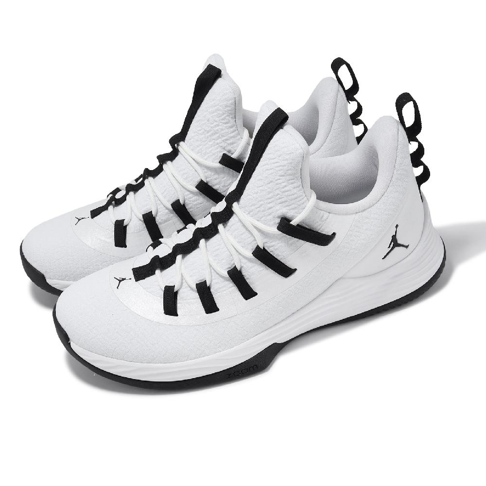 Nike 耐吉 籃球鞋 Jordan Ultra Fly 2 Low 男鞋 白 黑 喬丹 襪套 運動鞋 AH8110-100