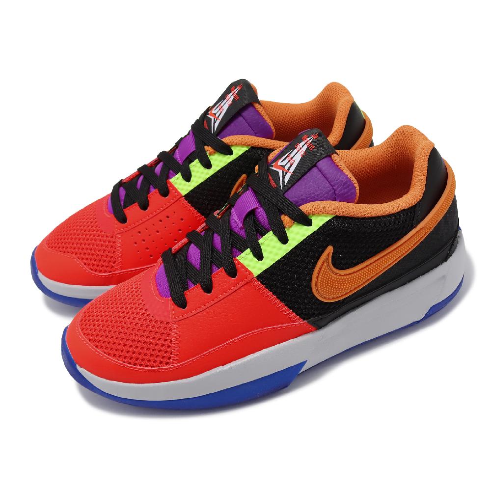 Nike 耐吉 籃球鞋 JA 1 GS 大童 女鞋 黑 橘 多色 全明星賽 氣墊 灰熊 運動鞋 FZ8326-001