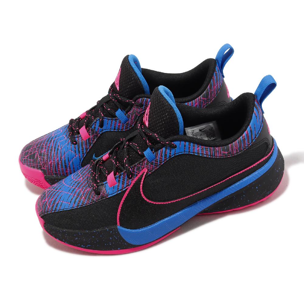 Nike 耐吉 籃球鞋 Freak 5 SE GS 女鞋 大童鞋 黑 藍 字母哥 運動鞋 FB8979-400