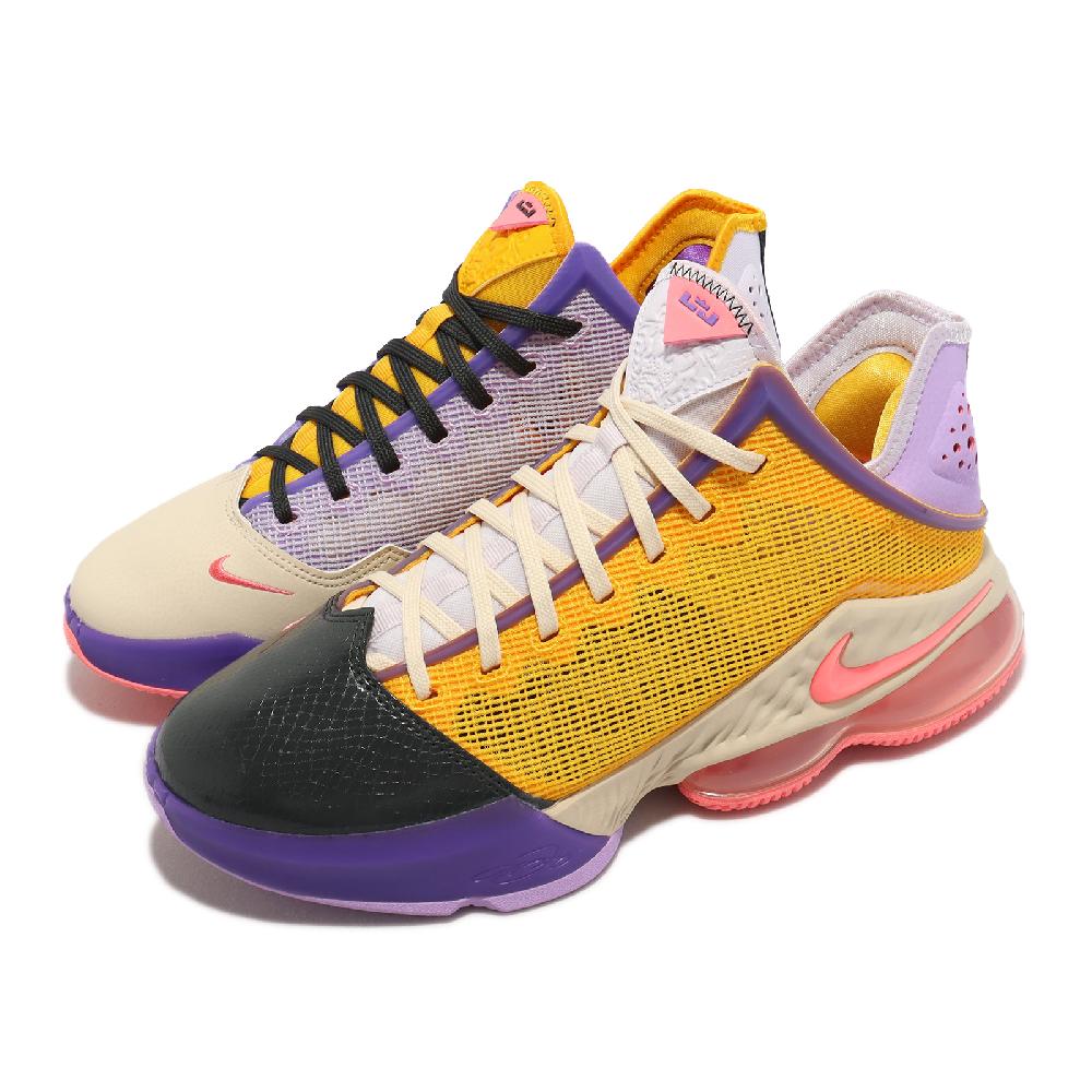 Nike 耐吉 籃球鞋 Lebron XIX Low EP 男鞋 紫 金 洛杉磯 湖人 Lakers LBJ DO9828-500