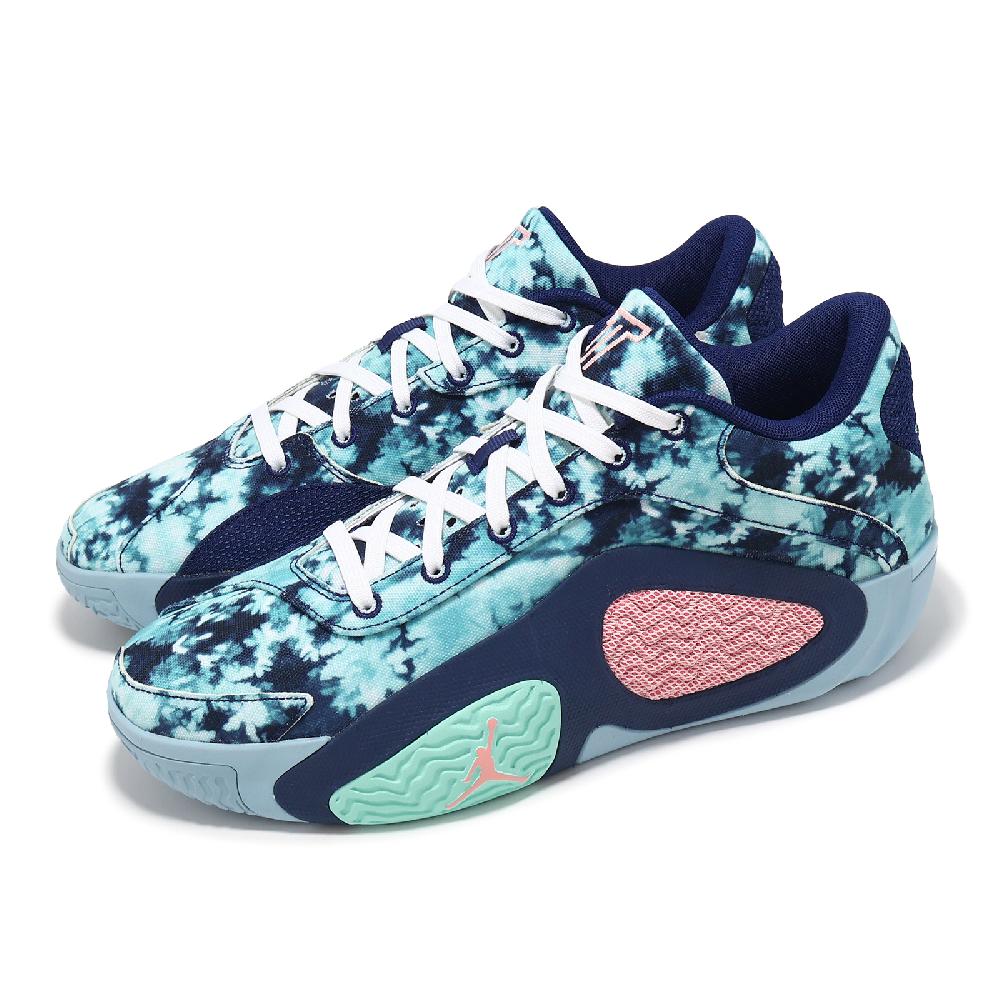 Nike 耐吉 籃球鞋 Jordan Tatum 2 GPX PF 男鞋 藍 粉 Denim 牛仔布 氣墊 運動鞋 HJ4421-400