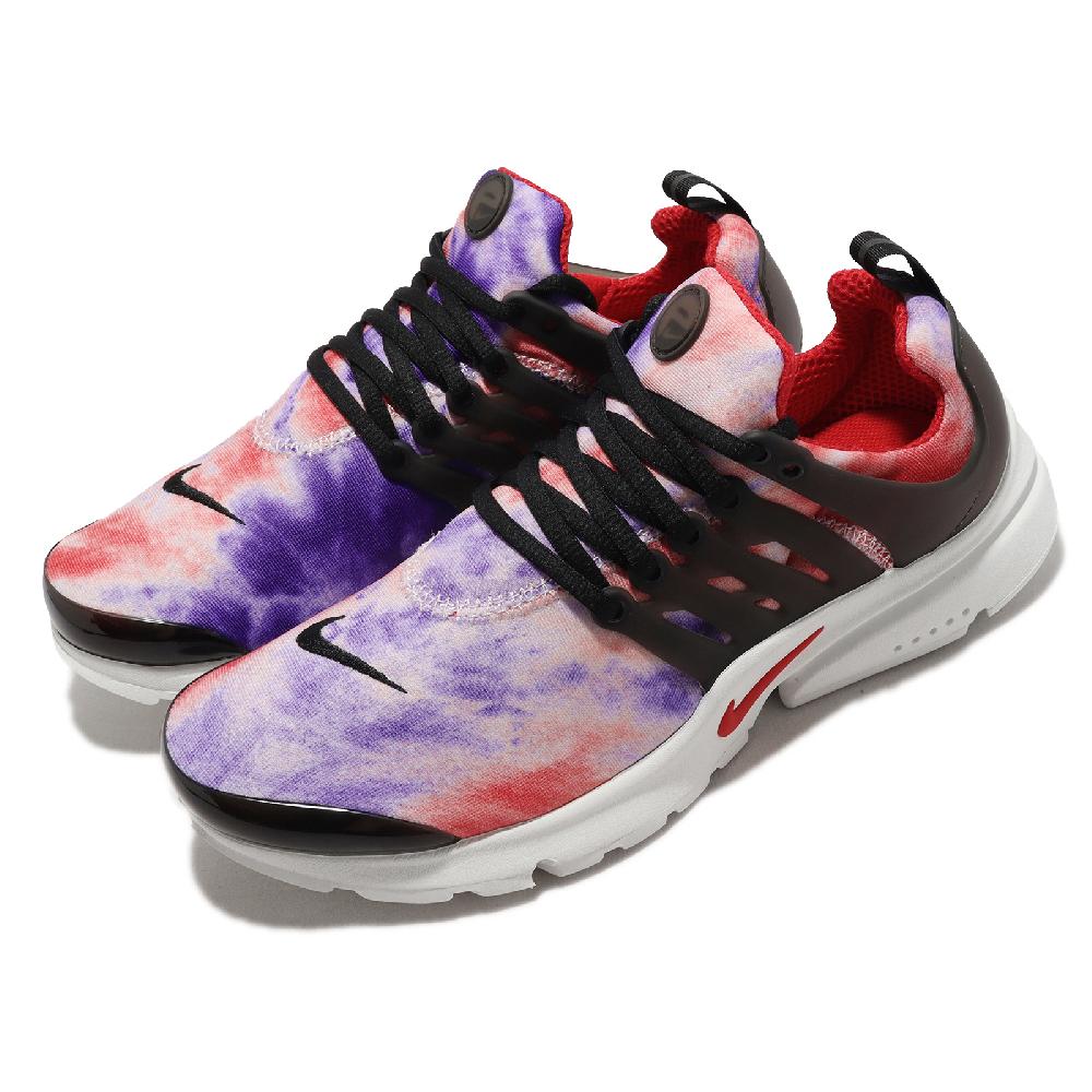 Nike 休閒鞋 Air Presto Tie-Dye 男鞋 女鞋 紅 紫 渲染 魚骨鞋 襪套式 CT3550-501