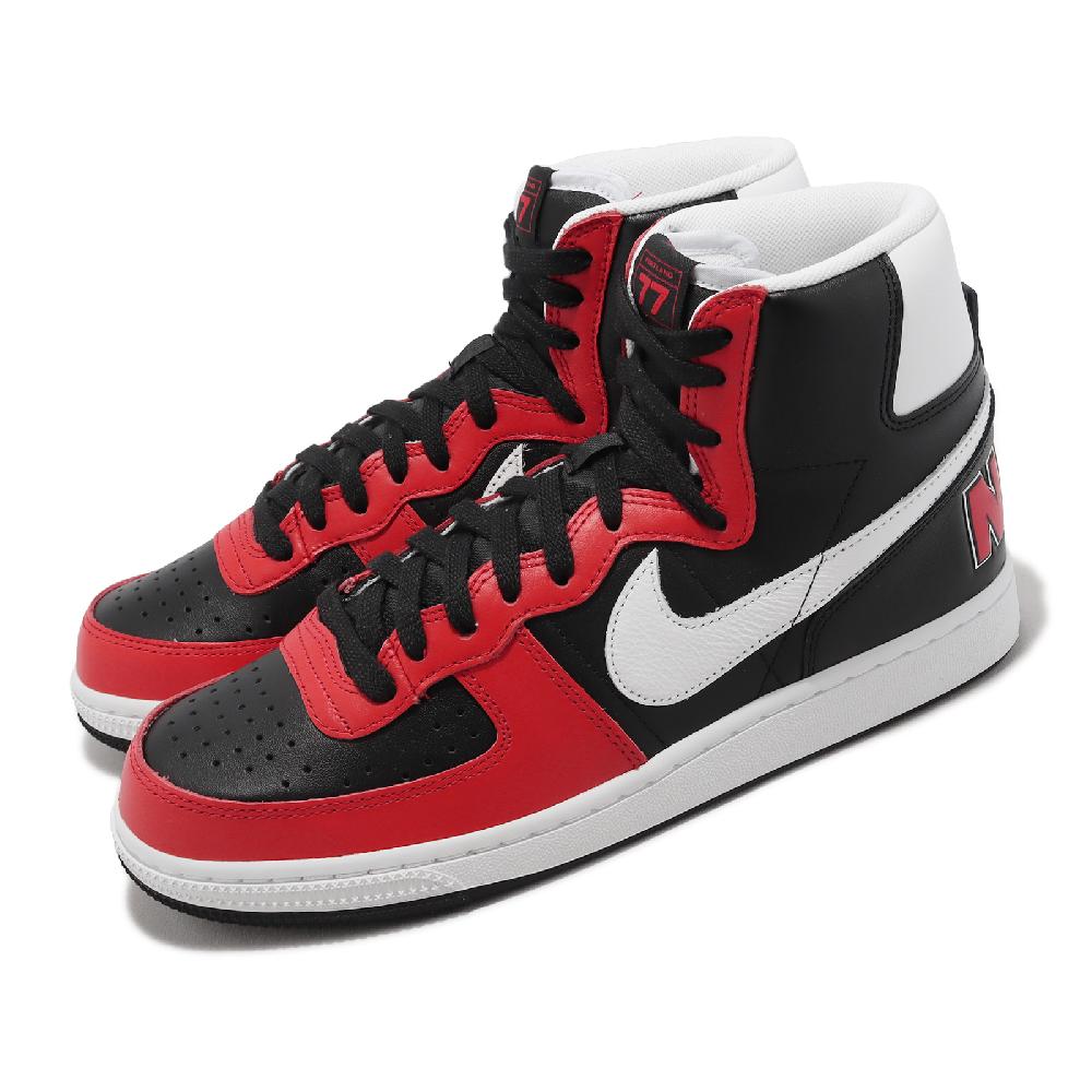 Nike 耐吉 休閒鞋 Terminator High 男鞋 復古 黑白紅 高筒 波特蘭拓荒者隊 Portland FN4442-001