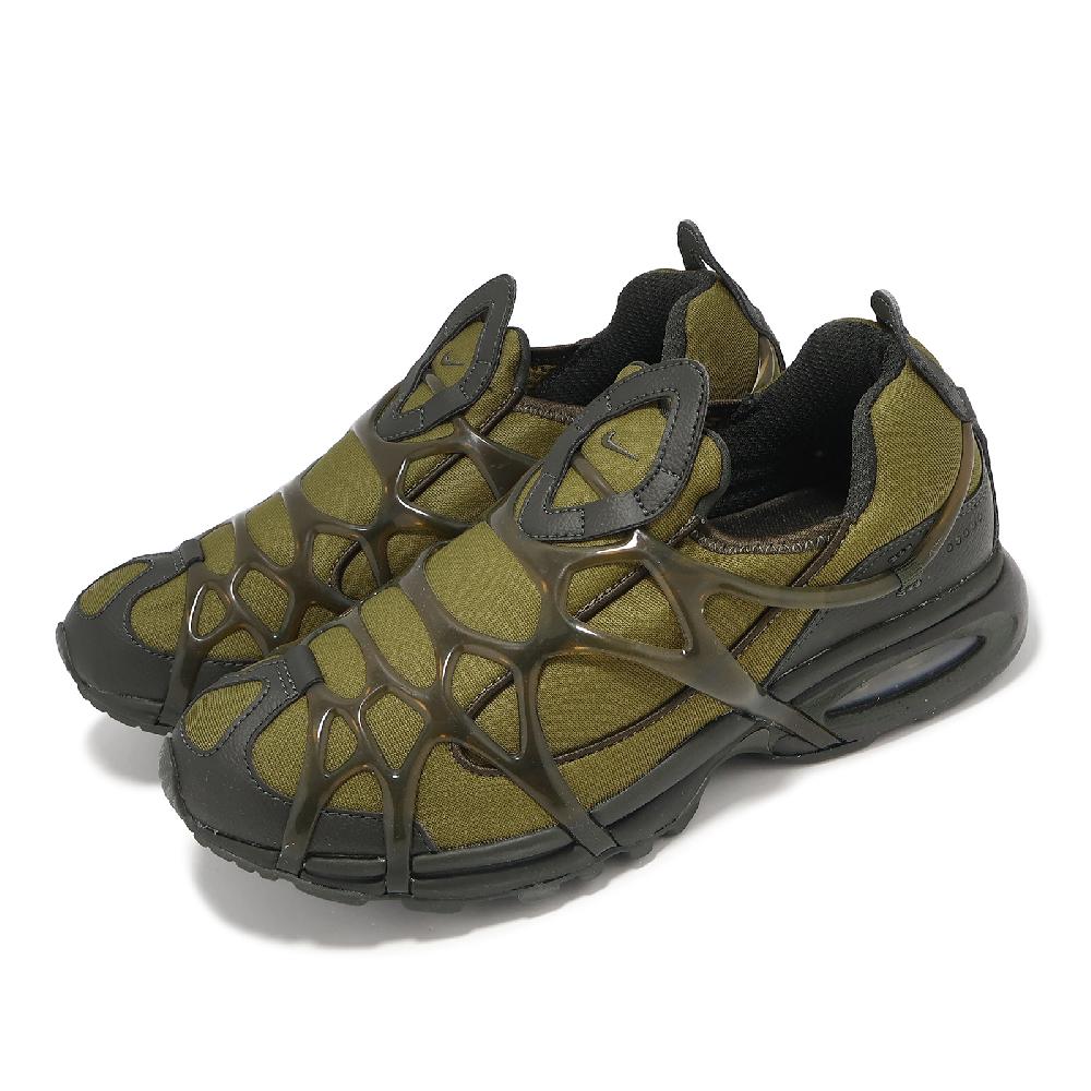 Nike 耐吉 蜘蛛鞋 Air Kukini Pilgrim 男鞋 橄欖綠 氣墊 休閒鞋 血管鞋 DV0659-300