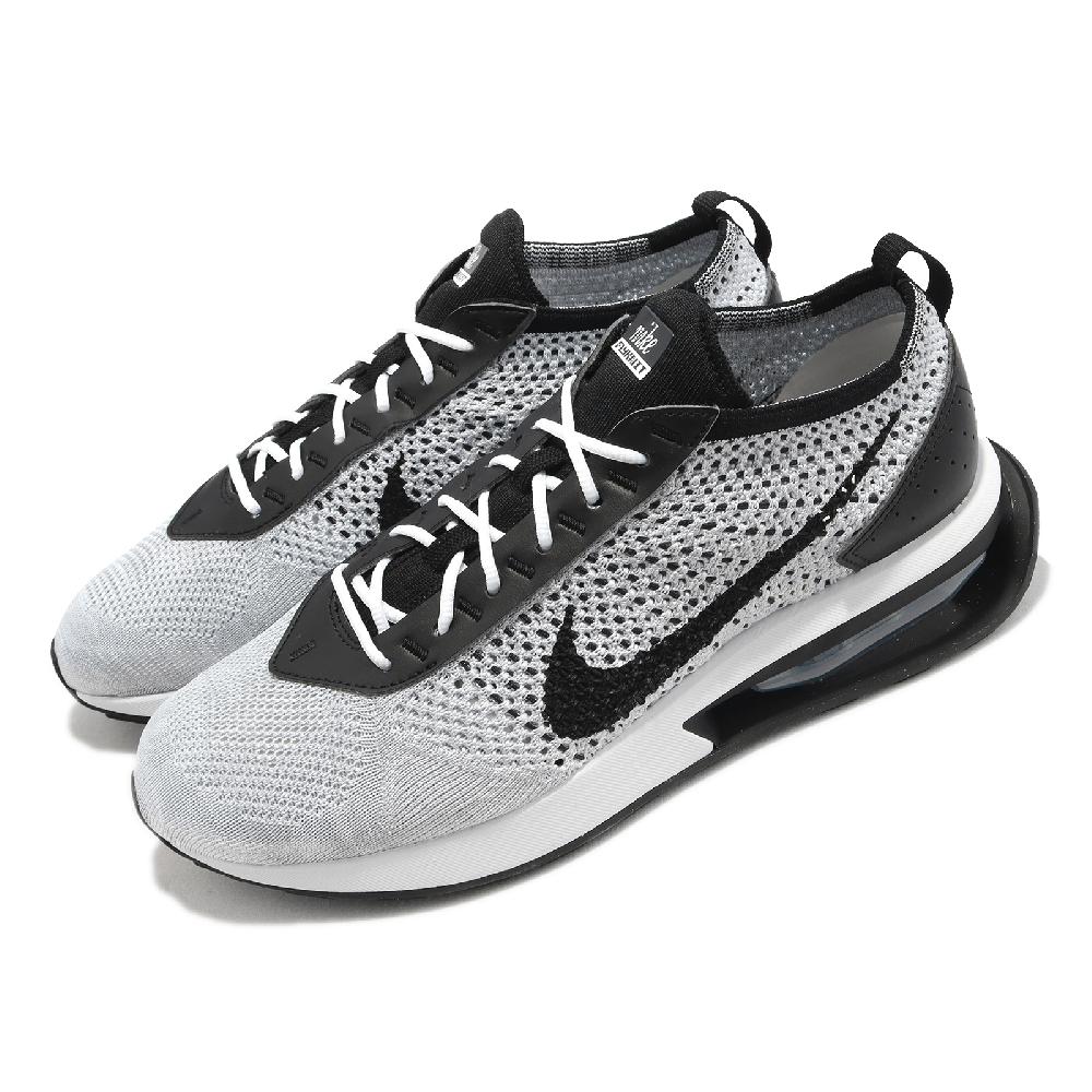Nike 耐吉 休閒鞋 Air Max Flyknit Racer 男鞋 灰 黑 氣墊 針織鞋面 運動鞋 DJ6106-002