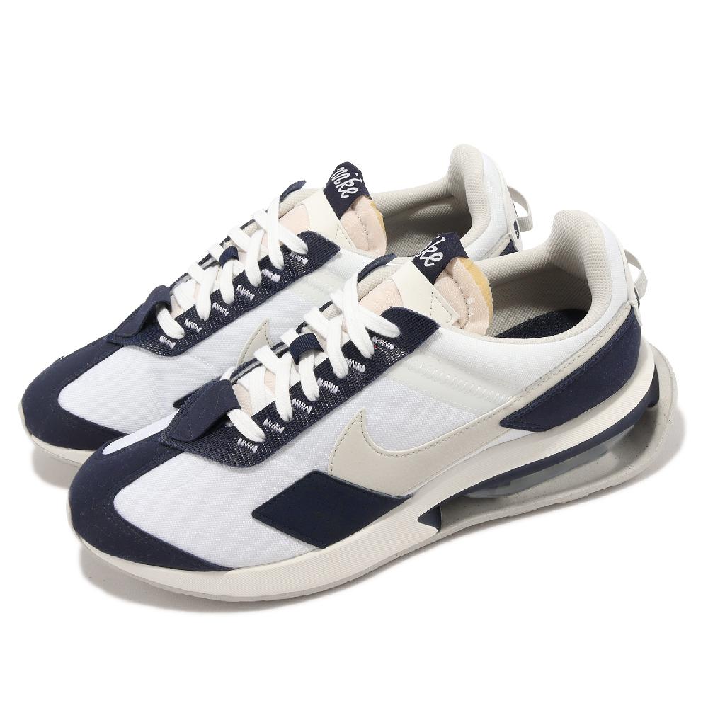 Nike 耐吉 休閒鞋 Air Max Pre-Day 男鞋 白 藍 氣墊 緩震 麂皮 增高 DQ4068-100