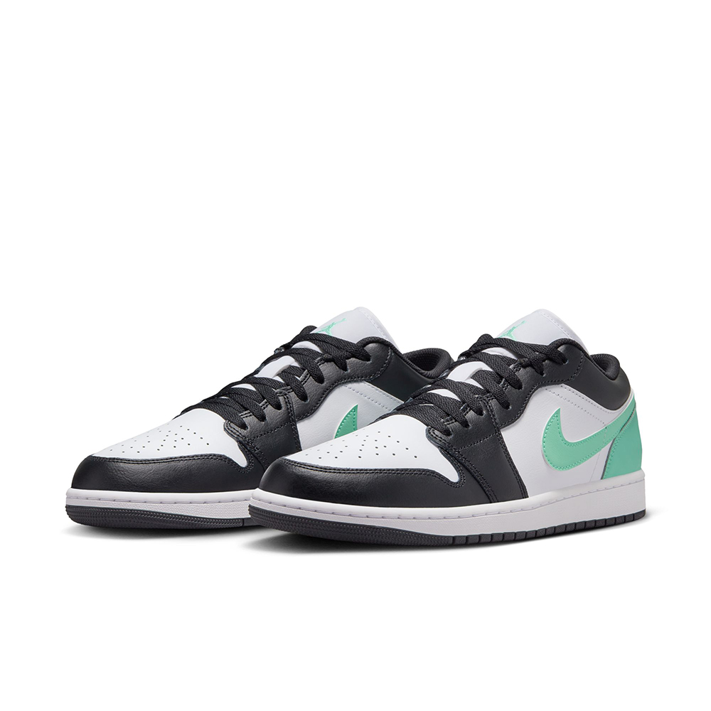 NIKE AIR JORDAN 1 LOW 休閒鞋 AJ1 男 運動鞋 喬丹 黑 薄荷綠 553558-131