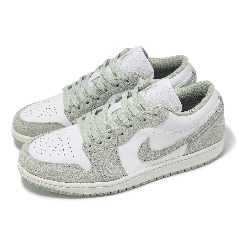 Nike 耐吉 休閒鞋 Air Jordan 1 Low SE 男鞋 淡綠 AJ1 麂皮 喬丹 一代 FN5214-131