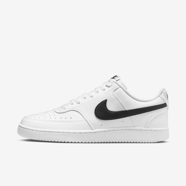 Nike Court Vision Lo NN DH2987-101 男 休閒鞋 經典 復古 皮革 環保理念 白黑