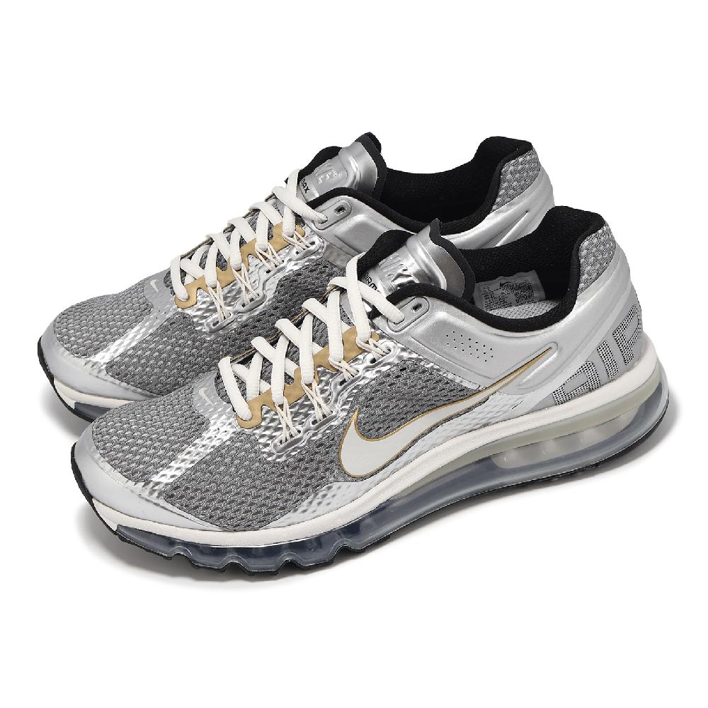 Nike 耐吉 休閒鞋 Air Max 2013 男鞋 金 銀灰 氣墊 緩衝 厚底 運動鞋 HJ7901-095