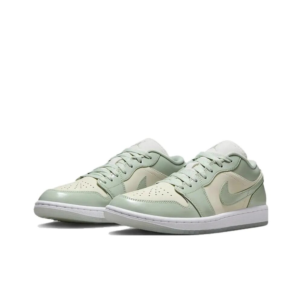 W Nike Air Jordan 1 Low SE 蘋果綠 喬丹 皮革 透氣 AJ1 低筒 休閒鞋 HF4078-100