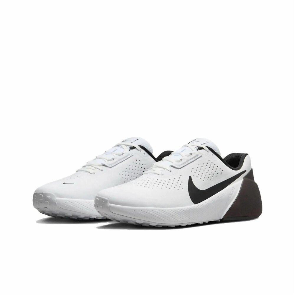 Nike Air Zoom TR 1 訓練鞋 白黑 男鞋 麂皮 氣墊 緩震 穩定 DX9016-103