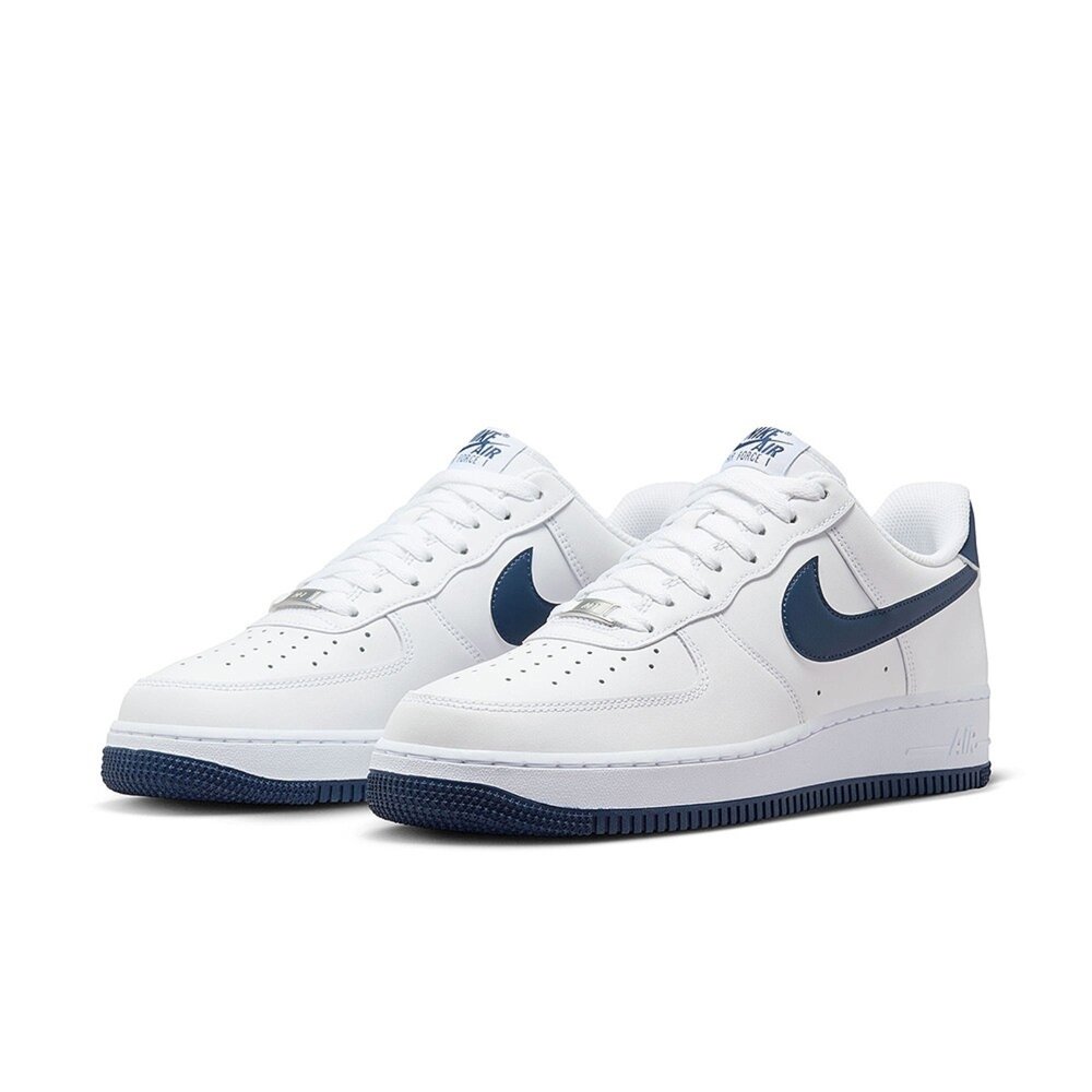 Nike Air Force 1 07 White Midnight Navy 午夜藍 休閒鞋 男鞋 AF1 百搭 經典 FJ4146-104