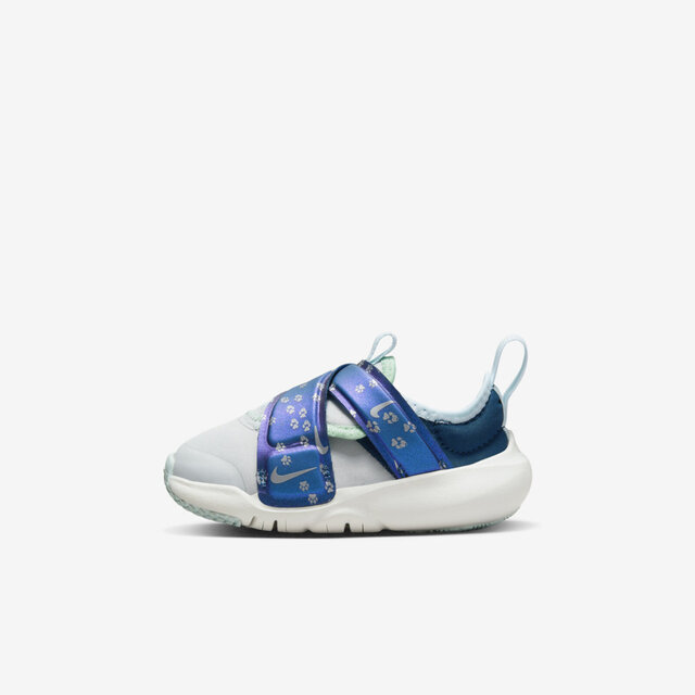 Nike Flex Advance SE BT [DQ6477-001 小童 學步鞋 休閒 魔鬼氈 緩震 舒適 灰白藍