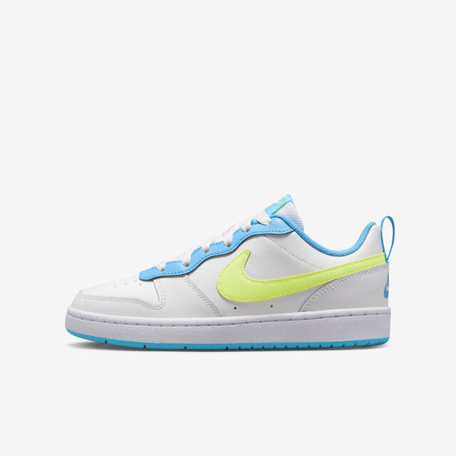 Nike Court Borough Low 2 GS [BQ5448-122 大童 休閒鞋 運動 皮革 穿搭 白 藍