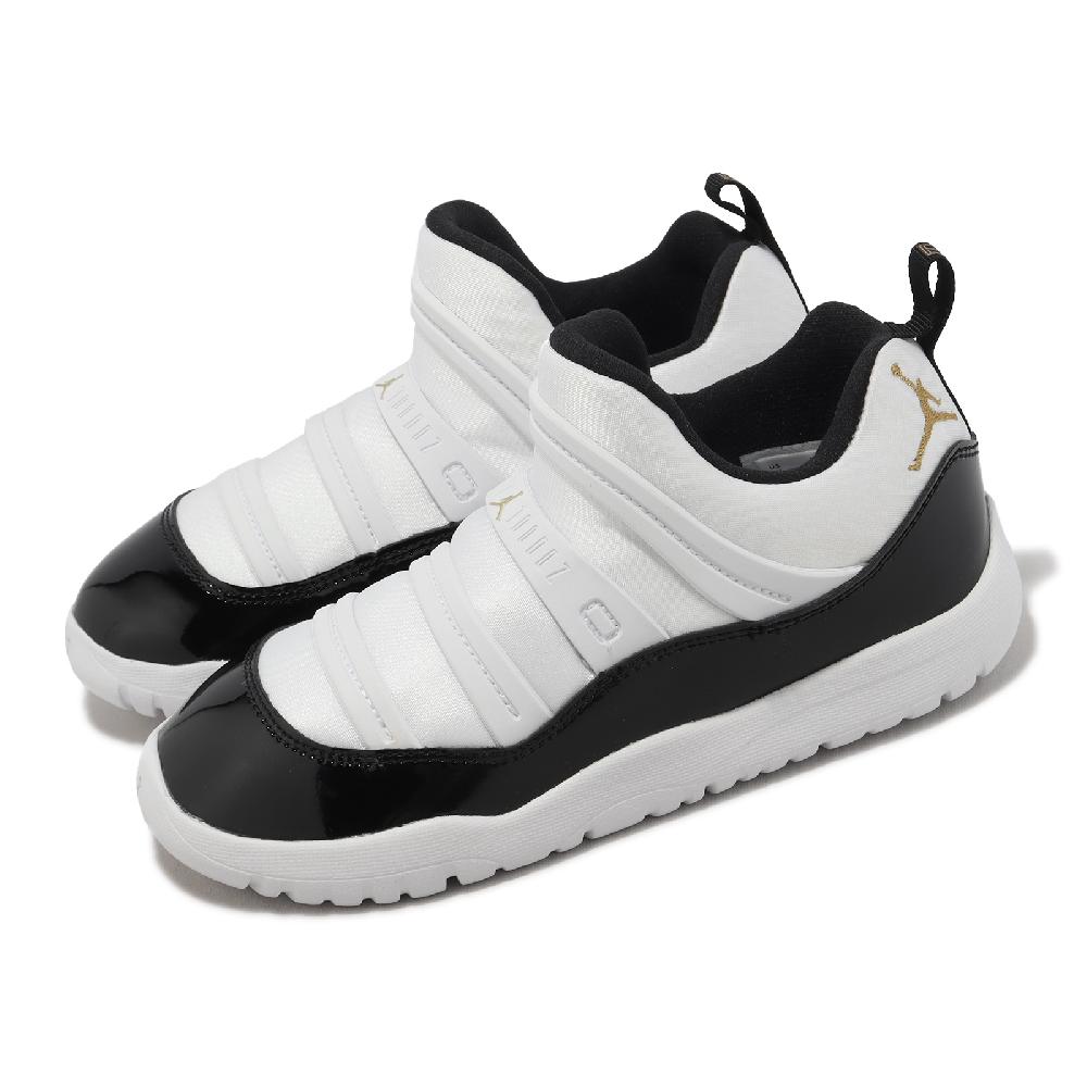 Nike 耐吉 童鞋 Jordan 11 Retro Little Flex PS 中童 白 黑 Concord BQ7101-170