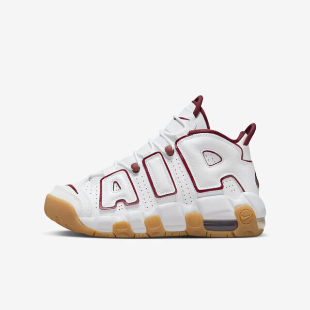 Nike Air More Uptempo GS [FJ2846-100 大童 休閒鞋 運動 大AIR 氣墊 白紅