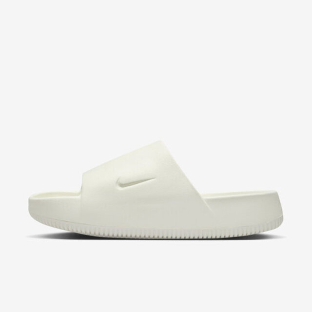 Nike W Calm Slide [DX4816-100 女 涼拖鞋 麵包拖鞋 休閒 厚底 舒適 緩震 防水 白