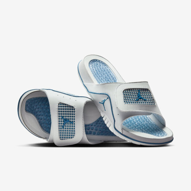 Nike Jordan Hydro IV Retro [532225-141 男 涼拖鞋 運動 喬丹 防滑 白 淺藍