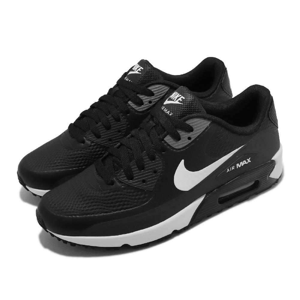 Nike 高爾夫球鞋 Air Max 90 Golf 男鞋 黑 白 氣墊 止滑 經典 CU9978-002