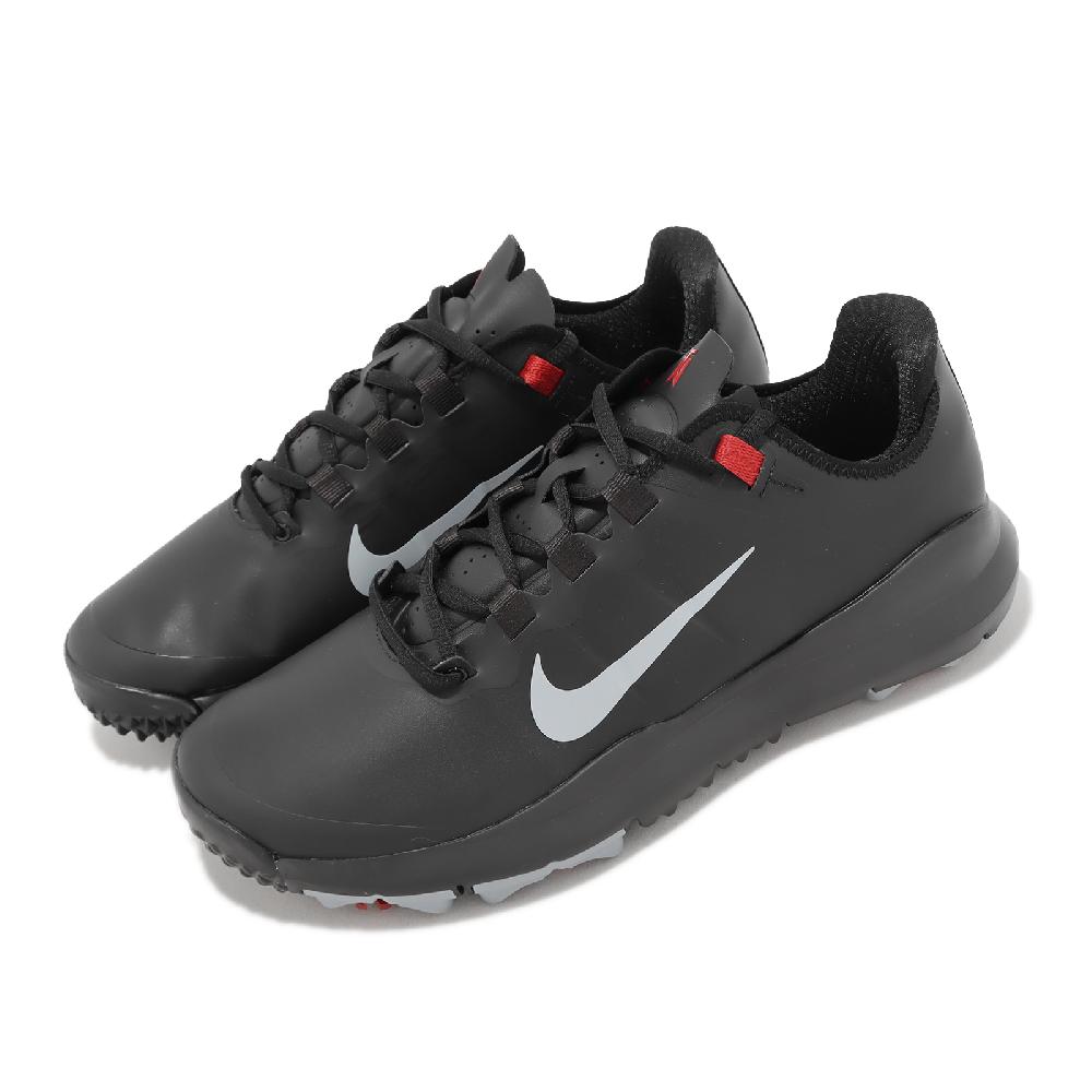 Nike 耐吉 高爾夫球鞋 TW 13 W 男鞋 黑 紅 老虎伍茲 可拆式鞋釘 皮革 支撐 復古 運動鞋 DR5753-016