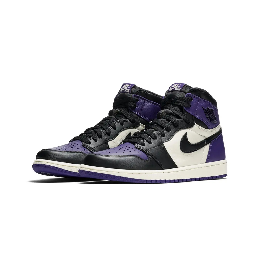 Air Jordan 1 Retro High Court Purple 黑紫腳趾 555088-501