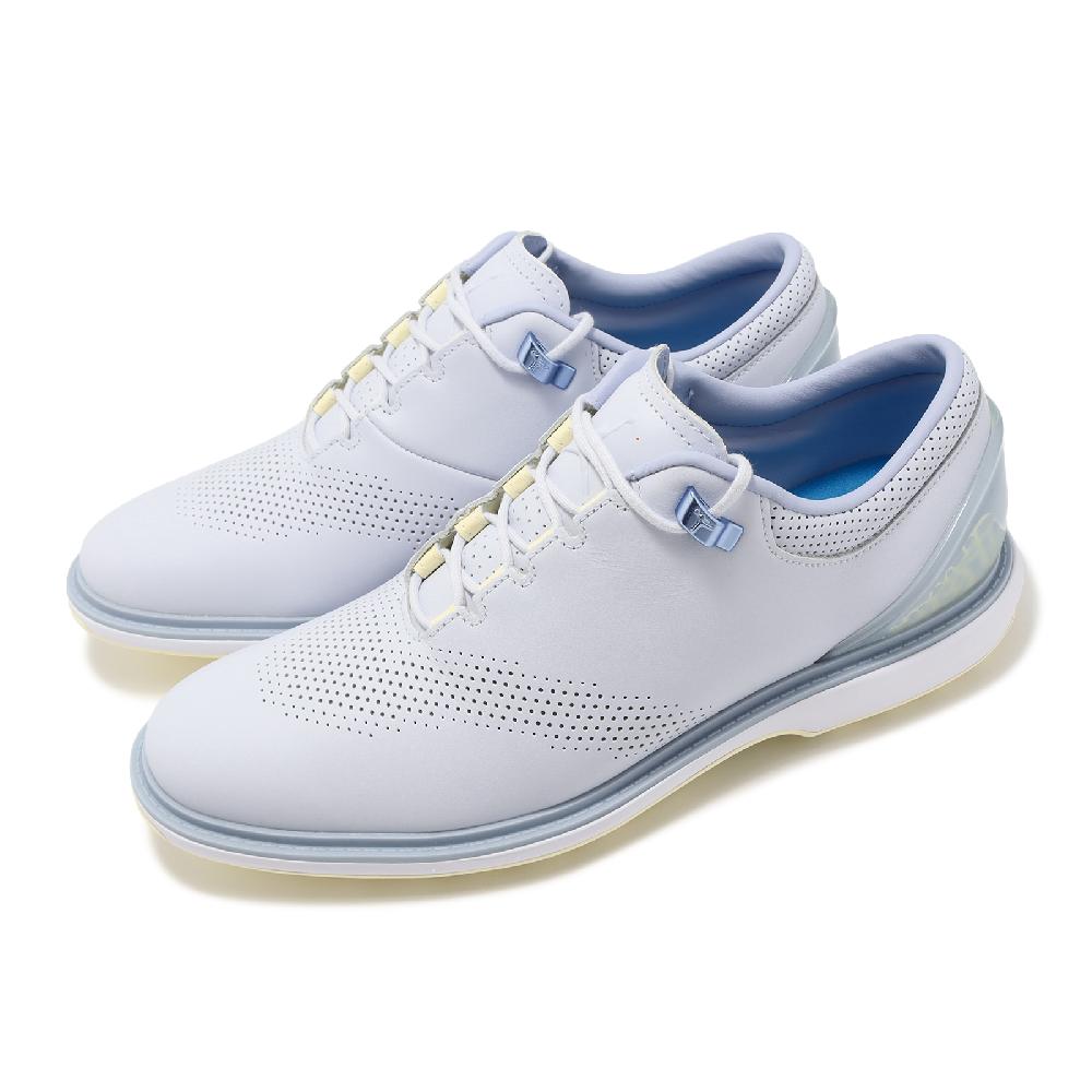 Nike 耐吉 高爾夫球鞋 Jordan ADG 4 男鞋 白 藍 皮革 緩衝 抓地 爆裂紋 喬丹 運動鞋 DM0103-057