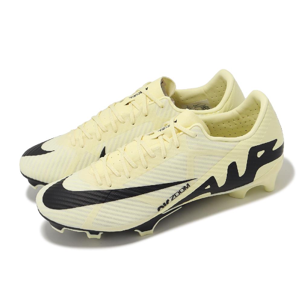 Nike 耐吉 足球鞋 Zoom Vapor 15 Academy FG/MG 男鞋 黃 黑 草地 DJ5631-700