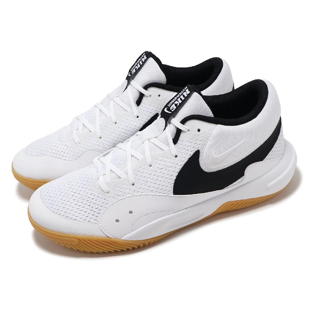 Nike 耐吉 排球鞋 Hyperquick 男鞋 白 黑 透氣 輕量 支撐 室內運動 羽排鞋 運動鞋 FN4678-100