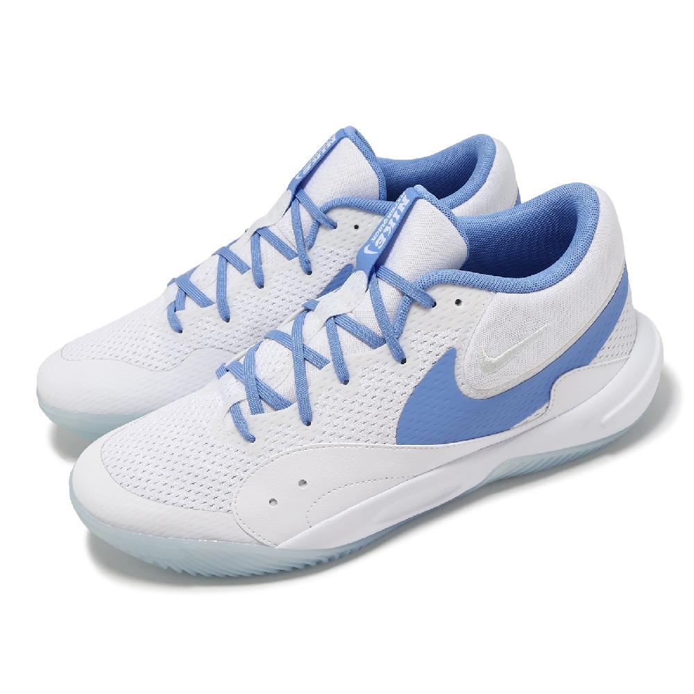 Nike 耐吉 排球鞋 Hyperquick 男鞋 白 藍 透氣 輕量 支撐 室內運動 羽排鞋 運動鞋 FN4678-101