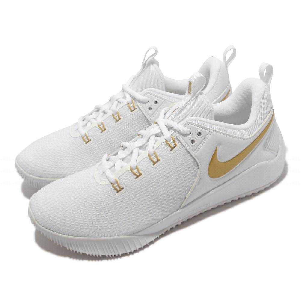 Nike 耐吉 排球鞋 Air Zoom Hyperace 2 SE 男鞋 女鞋 氣墊 室內 包覆 支撐 運動訓練 白 金 DM8199-170